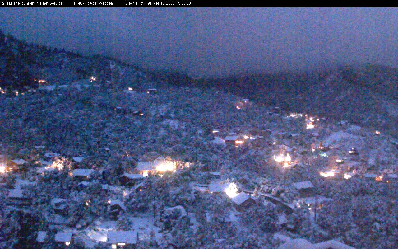 20 Minutes Ago from PMC-Mt. Abel WebCam